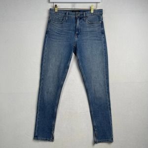 Banana Republic Women’s Jeans Mid Rise Skinny Soft Stretch Denim 27 Straight Leg